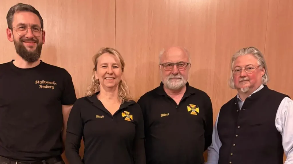 Der Vorstand der Stadtwache 2026 bei der Hauptversammlung